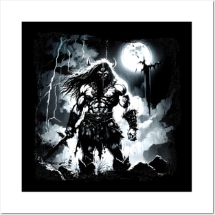 Shadow Man BRZRKR (Berserker,Viking,Metal) Posters and Art